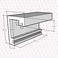 Bellow X-Axis 285x225x70x1680 Image