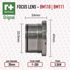 BM110-111 | Focus Lens Assembly | D30xFL200 | Raytools Image