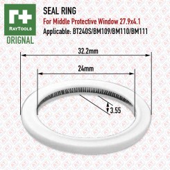 Seal Ring Bottom 32.2x24x3.55 Raytools Image