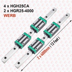 Linear Guide Set | HGH25CAx4 | HGR25-4000x2 | WERB Image
